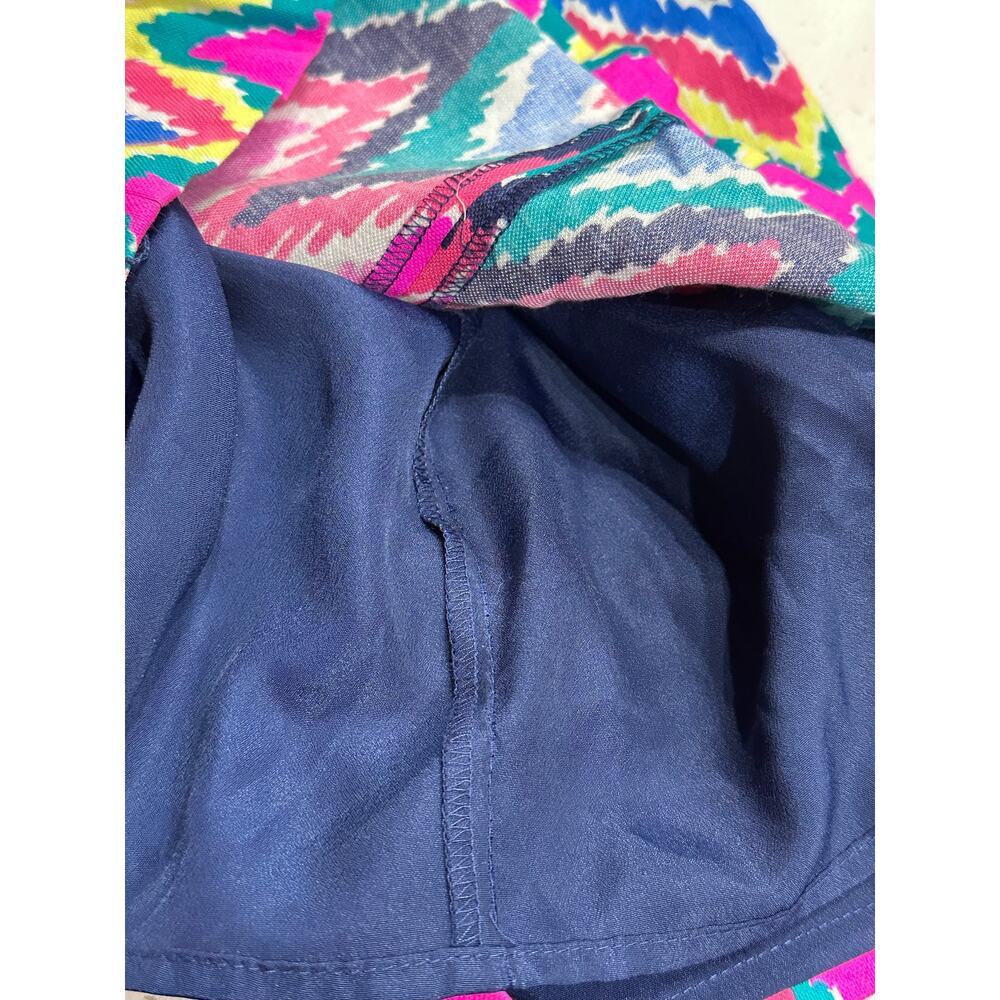 Lilly Pulitzer Kirkland DressChevron Print Cut out back Size 6 colorful preppy - Picture 4 of 7